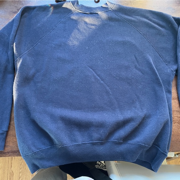 Vintage! USA Navy Blue Sweatshirt size Large - Picture 9 of 9